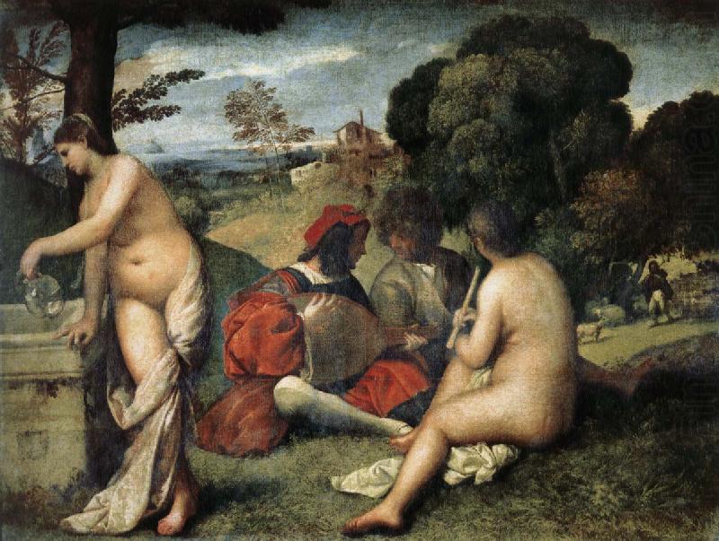 Field concert, TIZIANO Vecellio